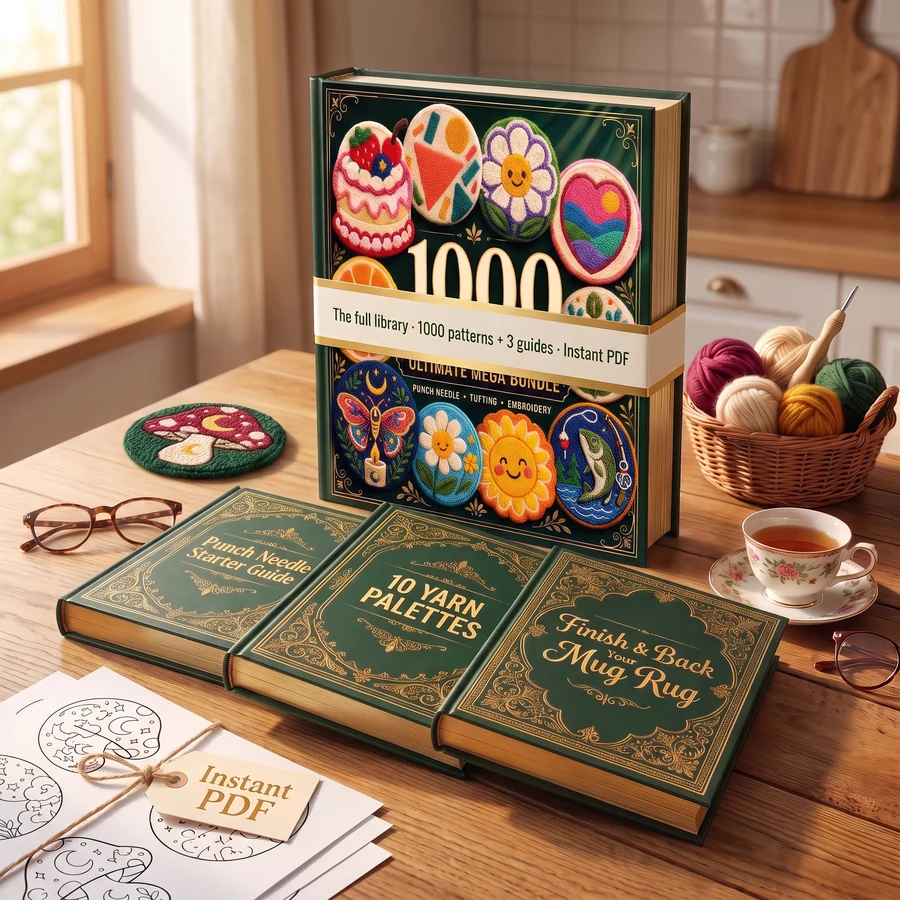 1000 Coaster Patterns with the three bonus guides