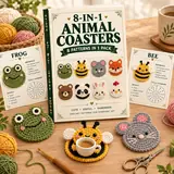 8 Animal Coasters